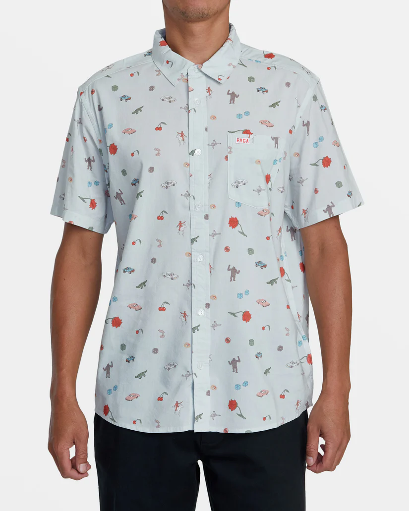 CAMISA MASCULINO RVCA LUKE P WVTP – foto 1